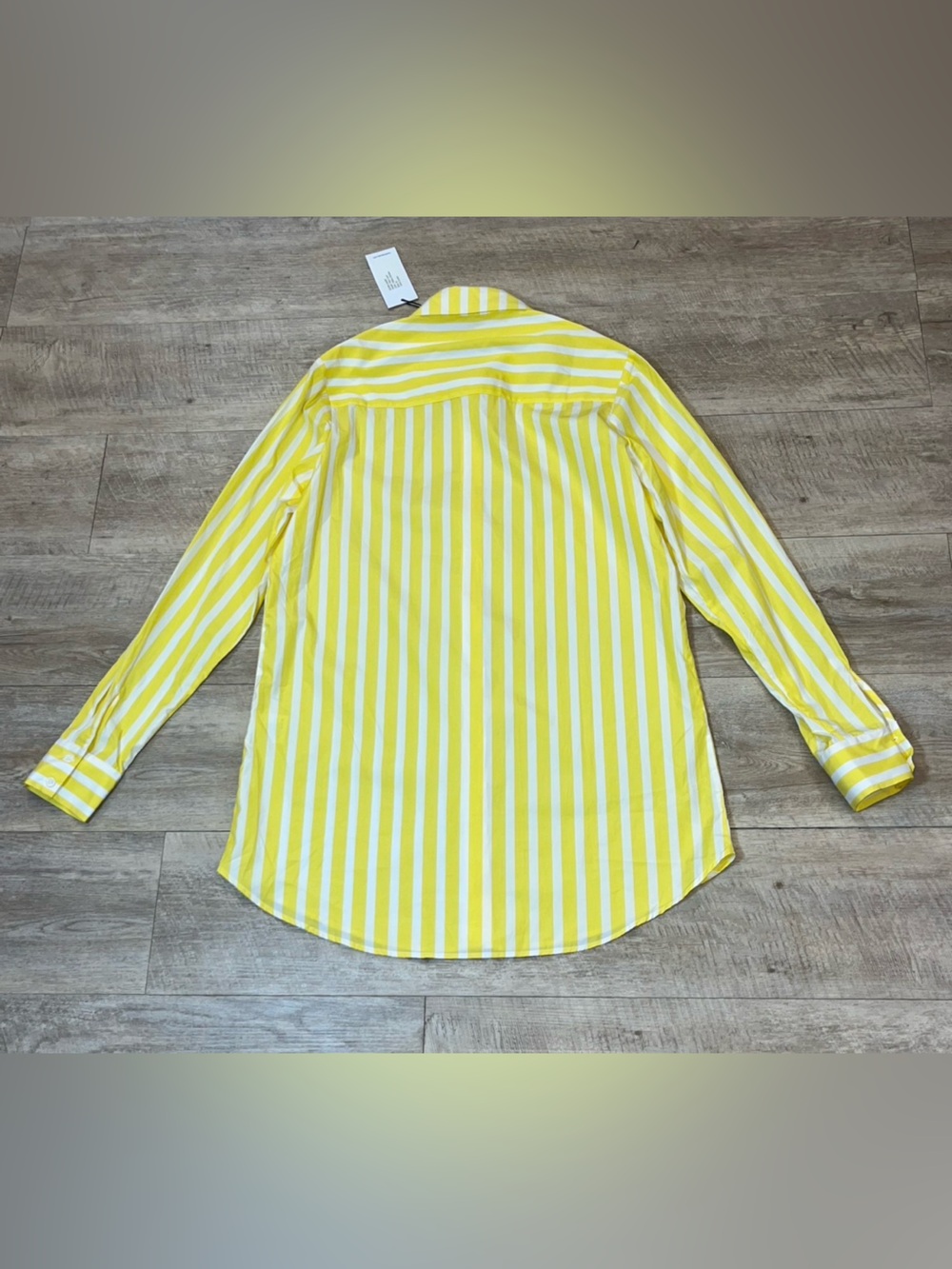 NWT Harshman Women’s Cotton Striped Quinn Shirt Size Medium - Picture 7 of 7